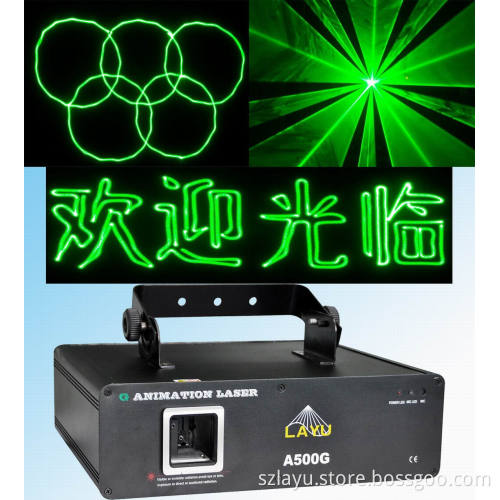 500MW Green Animation Laser Lighting for DJ (A500G)